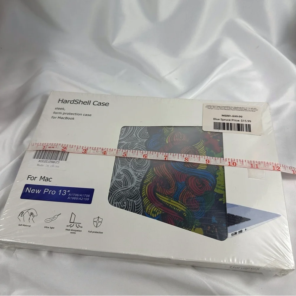 MacBook New pro 13 inch laptop, hard case protection case